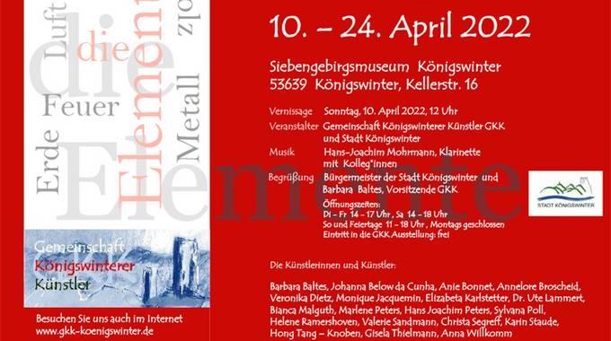Flyer Ausstellung Elemente Die ElementeOnlineFlyer