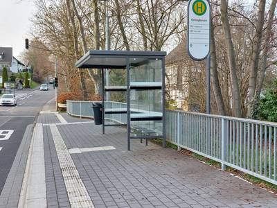 Bushaltestelle Oelinghoven in Richtung Siegburg