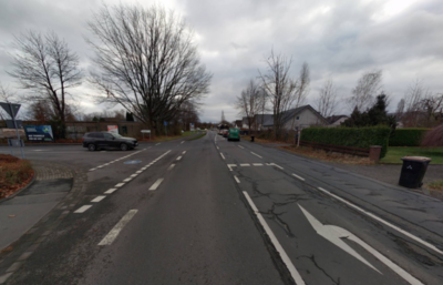 Die Humboldtstraße vor Baubeginn © Streetsmart humboldtstrassestreetsmart