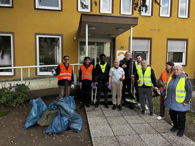 Die Gruppe beim Frühjahrsputz © Stadt Königswinter 4