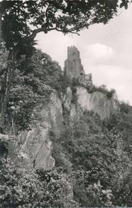 Ansichtskarte mit Drachenfels