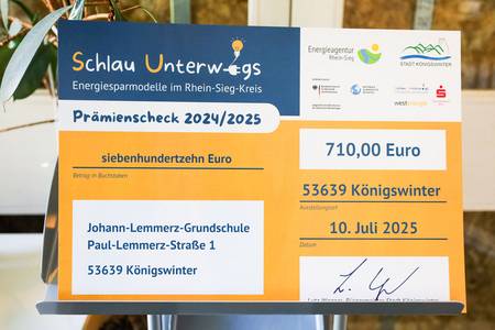 Einer der Prämienschecks