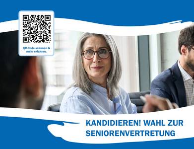 Wahlaufruf: Symbolbild Seniorin im Gespräch