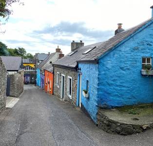 Bunte Häuser in Irland