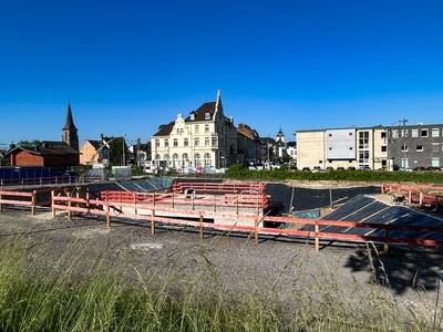 Baumaßnahme der Deutschen Bahn in der Königswinterer Altstadt © © Stadt Königswinter/Pressestell Blick auf die Baustelle an der Bahntrasse