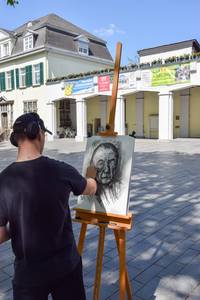 Das Kunstwerk konnte im Anschluss ersteigert werden