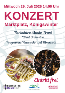 Plakat Konzert Berkshire Music Trust