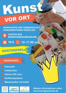 Plakat Kunst vor Ort