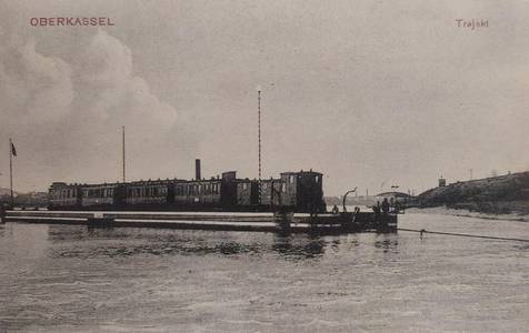 Trajekt bei Bonn, Ansichtskarte um 1910