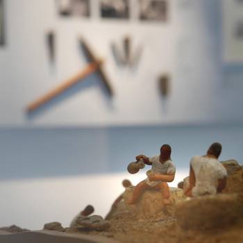 Einblick in die Dauerausstellung, Bergbau