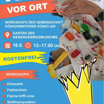 Plakat Kunst vor Ort