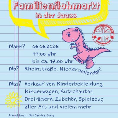Kinderflohmarkt Plakat 2026 EF