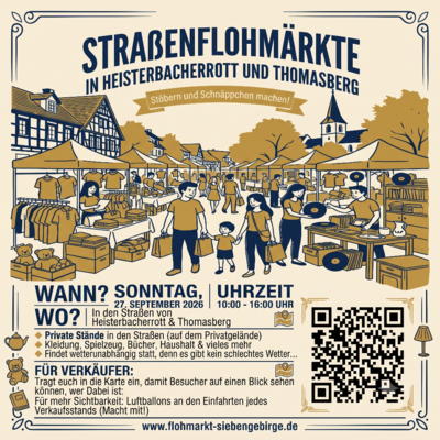 Straßenflohmärkte Heisterbacherrott u Thomasberg