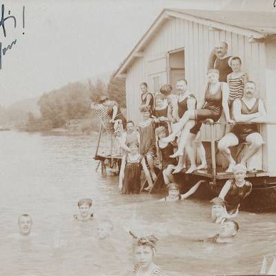 Strandbad Rhöndorf, Fotografie, um 1925