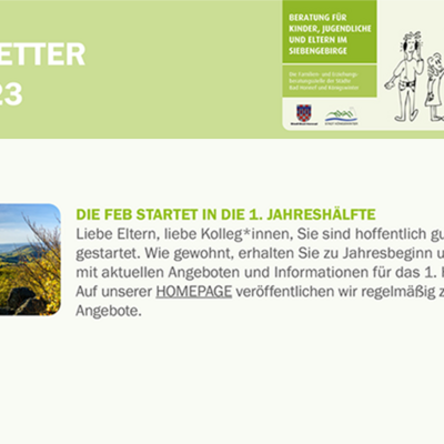 Titel des Newsletter 1/2023