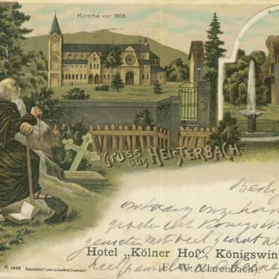 Ansichtskarte Kloster Heisterbach, um 1900