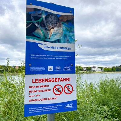 SchildBadenRheinLebensgefahr low