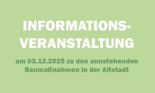 Informationsveranstaltung 03.12.25