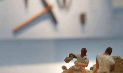 Einblick in die Dauerausstellung, Bergbau