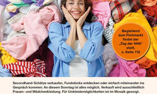 Plakat Mädelsflohmarkt