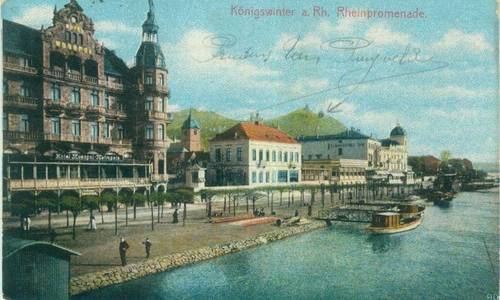 Historische Postkarte von Königswinter