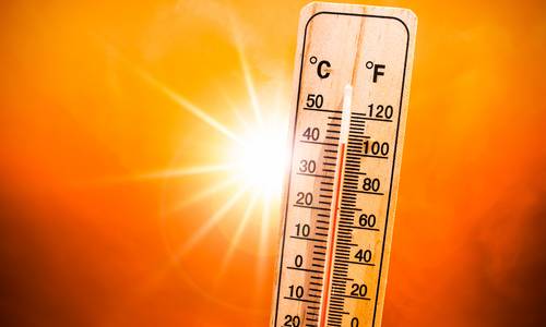 Thermometer: Hitze im Sommer