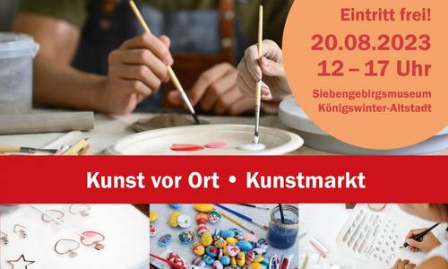 Plakat Kunst vor Ort