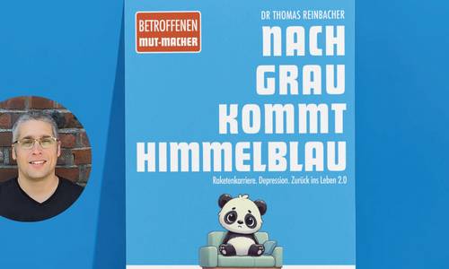 Blauer Flyer, Darstellung des Buches und Informationen zur Lesung