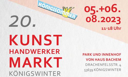 Plakat Kunsthandwerkermarkt 2023