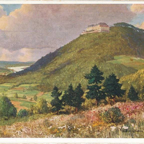 Ansicht des Petersberg, Ansichtskarte, um 1930 © Siebengebirgsmuseum 2