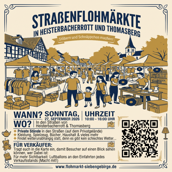 Straßenflohmärkte Heisterbacherrott u Thomasberg