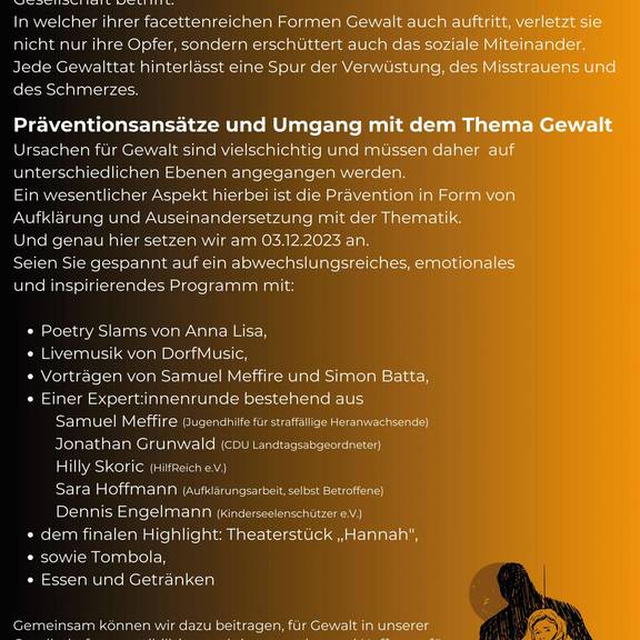 Flyer Benefizveranstaltung Seite 2