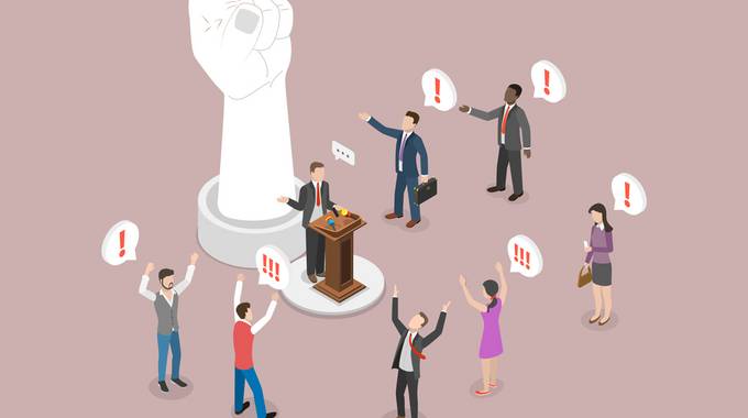 Symbolbild Argumentationstraining © TarikVision - stock.adobe.com adobestock 617483952 tarikvision low