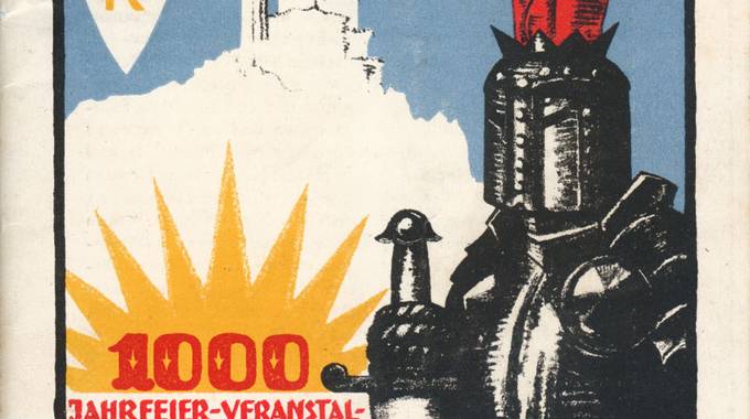 Plakat zu den 1000jährigen Feierlichkeiten kostprobe 16.07.2025