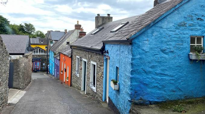 Bunte Häuser in Irland © Elke Limbach Bunte Häuser in Irland