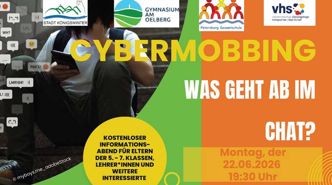 Informationsabend Cybermobbing Plakat zum Infoabend