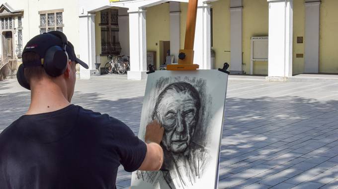 Das Kunstwerk konnte im Anschluss ersteigert werden