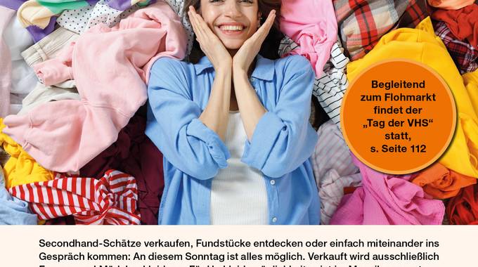 Plakat Mädelsflohmarkt © VHS Siebengebirge Plakat Mädelsflohmarkt
