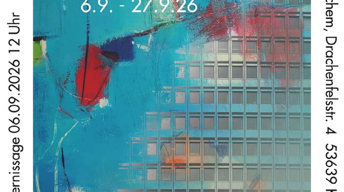 Ausstellungsplakat Pixel/Acryl