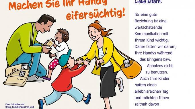 Plakat zur Aktion Mediennutzung © Stadt Königswinter, FEB PlakatKitaFamZ