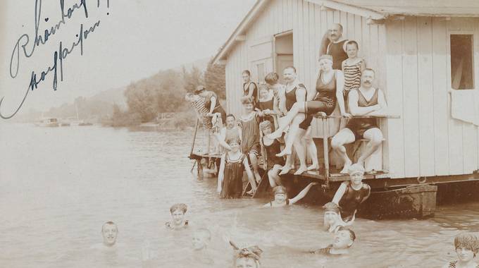 Strandbad Rhöndorf, Fotografie, um 1925